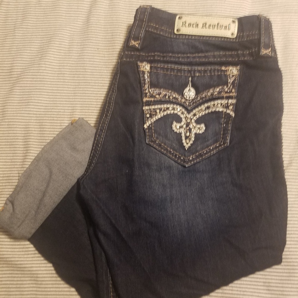 Rock revival jean capri